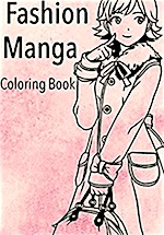 Fashion Manga Coloring Book