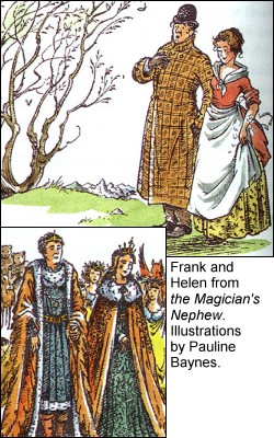 King Frank and Queen Helen from The Magician's Nephew